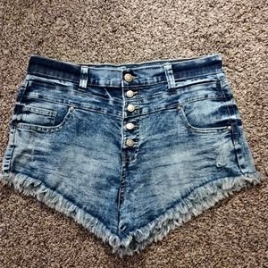 Hi Rise Roller Shorts